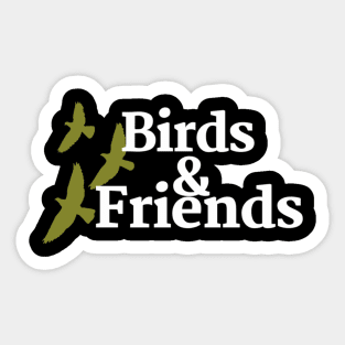 birds with friends cool Sticker